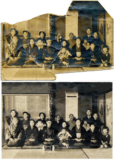 傷んだ写真復元
